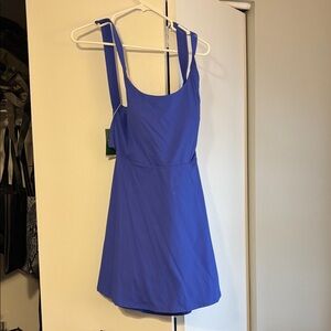 HALARA Vibrant Blue Sleeveless Dress